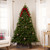 6.5' Pre-Lit Full Artificial Northern Pine Christmas Tree - Clear Lights - IMAGE 1