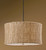 12" Natural Twine Beige 3 Light Hanging Ceiling Shade Fixture - IMAGE 1