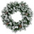 Snowy Flocked Angel Pine with Pine Cones Artificial Christmas Wreath - 36" - Unlit - IMAGE 1