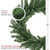 Small Pine Artificial Christmas Wreath - 16" - Unlit - IMAGE 5