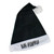 Black and White 'Bah Humbug' Unisex Adult Christmas Santa Hat Costume Accessory - One Size - IMAGE 1