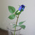 Single Long Stem Rose Bud Artificial Floral Spray - 23" - Royal Blue