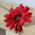 21.5" Deep Red and Brown Leafless Gerbera Daisy Artificial Floral Craft Pick - IMAGE 3