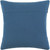 20" Blue Square Throw Pillow with Blue and White Tribal Design - IMAGE 3