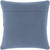 20" Latte Brown and Denim Blue Contemporary Decorative Throw Pillow - Poly Filled - IMAGE 3