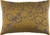 19" Yellow and Gray Crazed Cycles Printed Rectangular Throw Pillow - IMAGE 1
