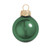Shiny Finish Glass Christmas Ball Ornaments - 4" (100mm) - Emerald Green - 6ct - IMAGE 1