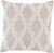 18" Tan and Desert Sand Brown Woven Decorative Square Throw Pillow - Poly Filled - IMAGE 1