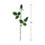 Long Stem Single Rose Bud Artificial Floral Spray - 23" - Deep Purple - IMAGE 5