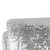 White and Silver Contemporary Sequined Throw Blanket 49" x 67" - IMAGE 2