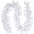Canadian Pine Artificial Christmas Garland - 9' x 14" - White - Unlit - IMAGE 1