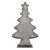 26.5" Rustic Brown and Gray LED Lighted Christmas Tree Tabletop Decor - IMAGE 1