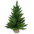 24" Mini Balsam Pine Artificial Christmas Tree in Burlap Base, Unlit - IMAGE 1