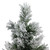 18" Flocked Pine Medium Artificial Christmas Tree in Burlap Base - Unlit - IMAGE 2