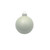 Matte Finish Glass Christmas Ball Ornaments - 2.75" (70mm) - Polar White - 12ct - IMAGE 1