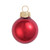 Pearl Finish Glass Christmas Ball Ornaments - 2" (50mm) - Red - 28ct - IMAGE 1