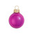 Pearl Finish Glass Christmas Ball Ornaments - 3.25" (80mm) - Pink - 8ct - IMAGE 1