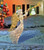 Lighted Glittered Trumpeting Angel Outdoor Christmas Decoration - 48" - Clear Lights