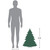 Balsam Pine Medium Artificial Christmas Tree with Round Base - 28" - Unlit - IMAGE 6