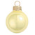 Pearl Finish Glass Christmas Ball Ornaments - 1.25" (30mm) - Yellow - 40ct - IMAGE 1