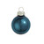 Pearl Finish Glass Christmas Ball Ornaments - 3.25" (80mm) - Marine Blue - 8ct - IMAGE 1