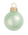 8ct Shale Green and Gold Shiny Glass Christmas Ball Ornaments 3.25" (80mm) - IMAGE 1