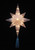 11" Lighted Clear Crystal Star of Bethlehem Christmas Tree Topper - Clear Lights - IMAGE 1