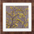 30” x 30” “Forsythia II” Coffee Brown and Butter Yellow Framed Wall Art Decor - IMAGE 1