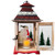 Snowmen Christmas Scene Rustic Wood Candle Lantern - 14.5" - IMAGE 6