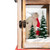 14.5" Snowmen Christmas Scene Rustic Wood Candle Lantern