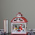 14.5" Red and White Snowman Holiday Scene Christmas Candle Lantern - IMAGE 5