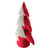 Plush Pine Tree Christmas Decoration - 15" - Red and White - IMAGE 2