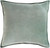 18" Chastity's Blush of Pureness Dark Timberwolf Silver Decorative Throw Pillow - Down Filler - IMAGE 1