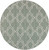 8.75' Gray and Beige Contemporary Round Area Throw Rug - IMAGE 1