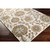 8' x 10' Brown and Gray Floral Oval Area Throw Rug - IMAGE 4