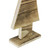 9.8" Brown and Ivory Cut Out Christmas Tree Tabletop Decoration - IMAGE 3
