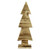 12.5" Rustic Wood Cut-Out Christmas Tree Table Top Decoration - IMAGE 1