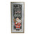 31.5” Red and Black “Have a Holly Jolly Christmas” Decorative Santa Wall Plaque - IMAGE 1