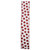 Silver and Red Glittering Polka Dots Christmas Wired Craft Ribbon 2.5" x 10 Yards - IMAGE 2