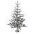 36" Green Flocked Alpine Coral Artificial Christmas Tree - Unlit - IMAGE 1