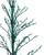 4' Pre-Lit Green Slim Profile Cascade Twig Christmas Tree - Green Lights