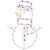 Lighted Snowman Window Silhouette Christmas Decoration - 18" - Multi Lights - IMAGE 4