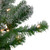 4.5' Pre-Lit Full Flocked Natural Emerald Artificial Christmas Tree - Warm Clear Lights - IMAGE 5