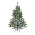 4.5' Pre-Lit Full Flocked Natural Emerald Artificial Christmas Tree - Warm Clear Lights - IMAGE 1