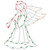 Lighted Trumpeting Angel Window Silhouette Christmas Decoration - 18" - IMAGE 5