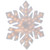 Lighted Snowflake Christmas Window Decoration - 20" - Clear Lights - IMAGE 4