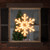 Lighted Snowflake Christmas Window Decoration - 20" - Clear Lights - IMAGE 3