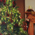 Fiber Optic and LED Lighted "Santa Checks His List" Christmas Canvas Wall Art 12" x 15.75" - IMAGE 2