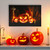 LED Lighted Jack-O-Lanterns in Cemetery Halloween Canvas Wall Art 23.5" x 15.5" - IMAGE 1