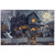 LED Lighted Creepy Haunted House Halloween Canvas Wall Art - 11.75" x 15.75" - IMAGE 2